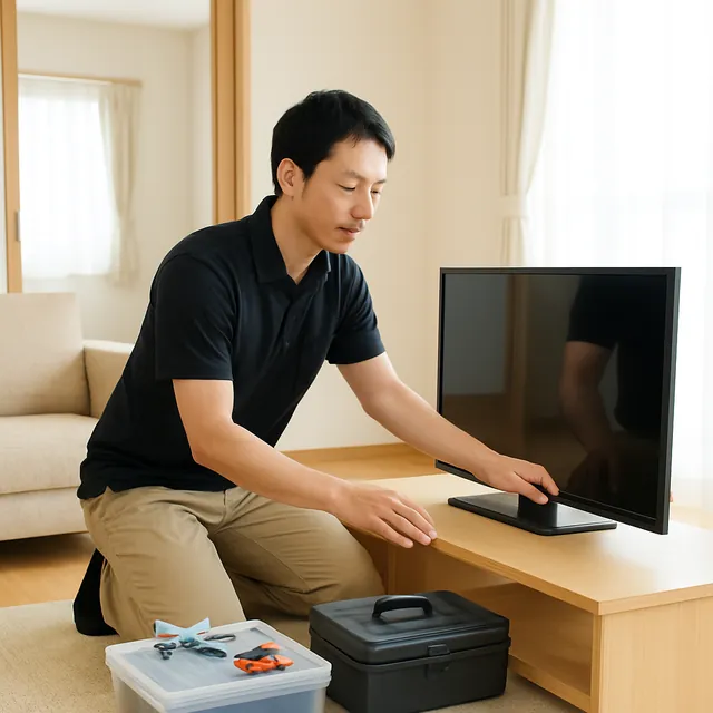 文京区で液晶テレビ・モニター・ホビー用品を確認する出張買取の事例イメージ