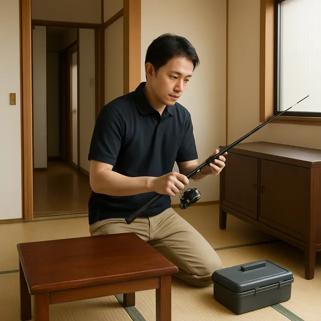 北本市でサイドボード・洋服タンス・ローテーブルを確認する出張買取の事例イメージ