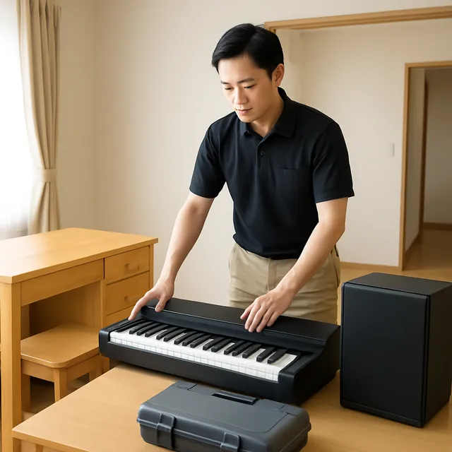 伊奈町でパソコン・プリンター・スピーカーを確認する出張買取＋不用品回収の事例イメージ