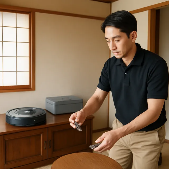千代田区でサイドボード・ロボット掃除機・腕時計を確認する出張買取＋引越しの事例イメージ