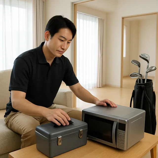 江戸川区でオーブンレンジ・工具箱・ゴルフ用品を確認する出張買取の事例イメージ