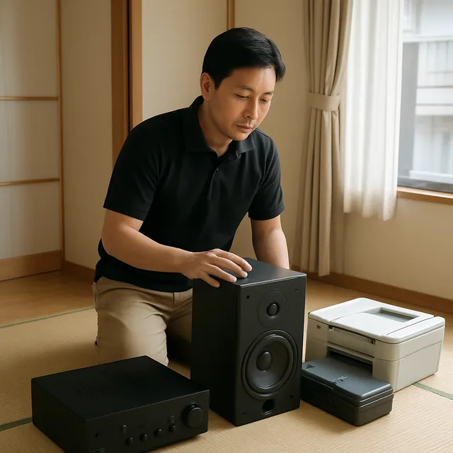 東松山市で電子ピアノ・スピーカー・アンプを確認する出張買取の事例イメージ
