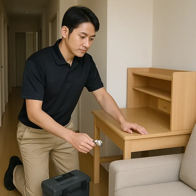 市原市で学習机・腕時計・電動工具を確認する出張買取＋家片付けの事例イメージ