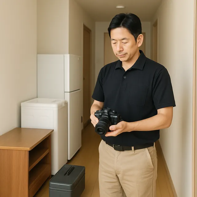 市原市でテレビボード・学習机・カメラを確認する出張買取＋引越しの事例イメージ
