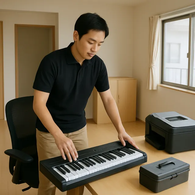 鎌倉市でオフィスチェア・電子ピアノ・プリンターを確認する出張買取の事例イメージ
