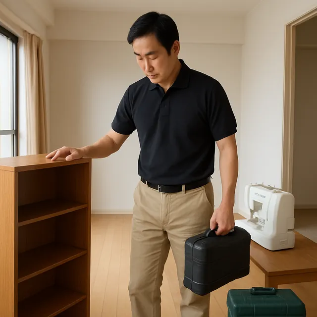 北区で本棚・ミシン・電動工具を確認する出張買取＋不用品回収の事例イメージ