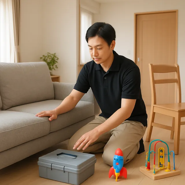 小金井市で3人掛けソファ・ダイニングチェア・ホビー用品を確認する出張買取＋不用品回収の事例イメージ