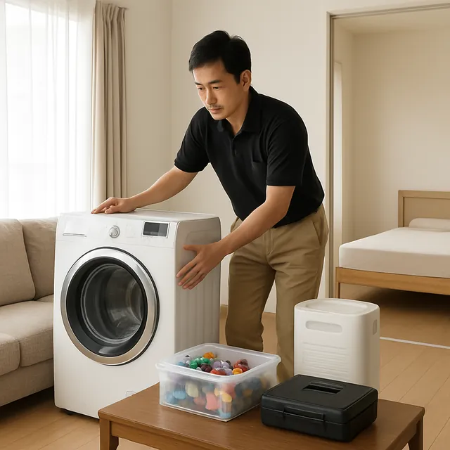三郷市でドラム式洗濯機・除湿機・ホビー用品を確認する出張買取＋不用品回収の事例イメージ
