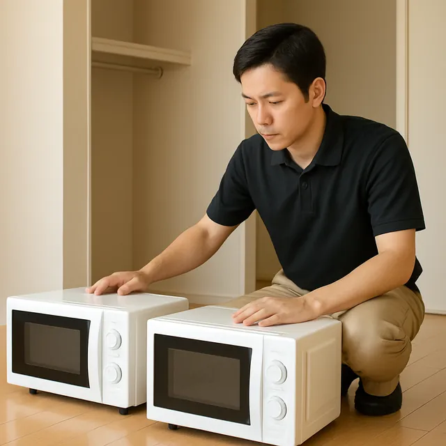 武蔵野市でオーブンレンジ・電子レンジ・工具箱を確認する出張買取＋不用品回収の事例イメージ