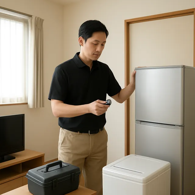 野田市で冷蔵庫・腕時計・電動工具を確認する出張買取＋遺品整理の事例イメージ