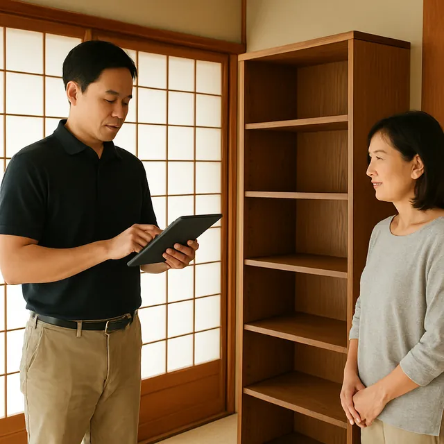 狛江市で本棚・本・CDを確認する出張買取の事例イメージ