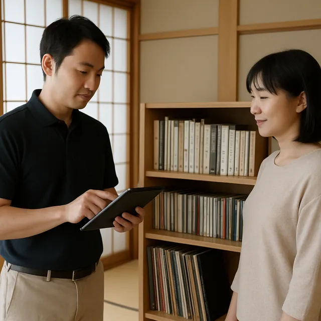 西東京市で本・CD・レコードを確認する出張買取の事例イメージ