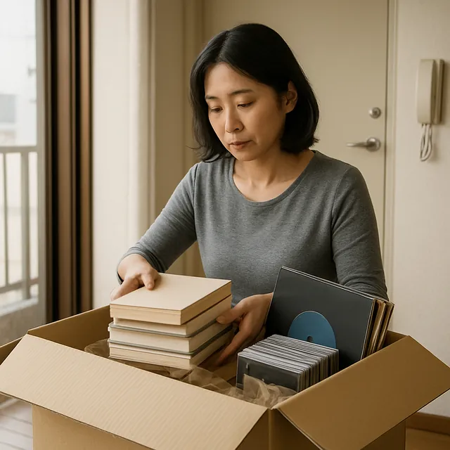 藤沢市で単行本・CD・レコードを確認する宅配買取の事例イメージ