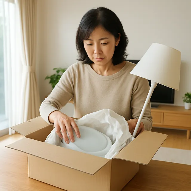 藤沢市でスタンドライト・ペンダントライト・シェードを確認する宅配買取の事例イメージ