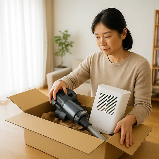 藤沢市でスティック掃除機・ハンディクリーナー・替えノズルを確認する宅配買取の事例イメージ