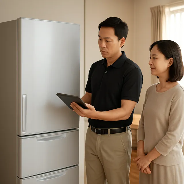 足立区で冷蔵庫・電子レンジ・食器乾燥機を確認する出張買取の事例イメージ