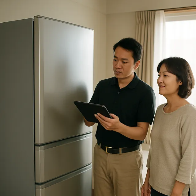 狛江市で冷蔵庫・電子レンジ・トースターを確認する出張買取の事例イメージ
