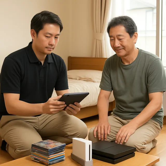 世田谷区でゲーム機・コントローラー・ソフトを確認する出張買取の事例イメージ