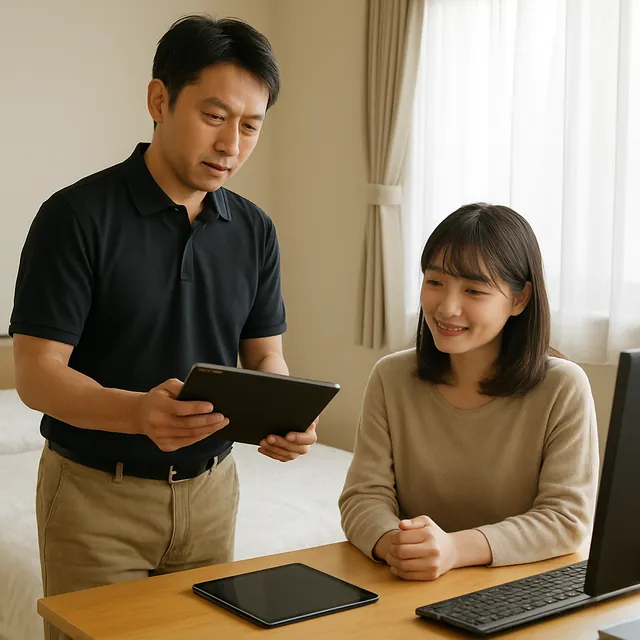 墨田区でパソコン・タブレット・充電器を確認する出張買取の事例イメージ
