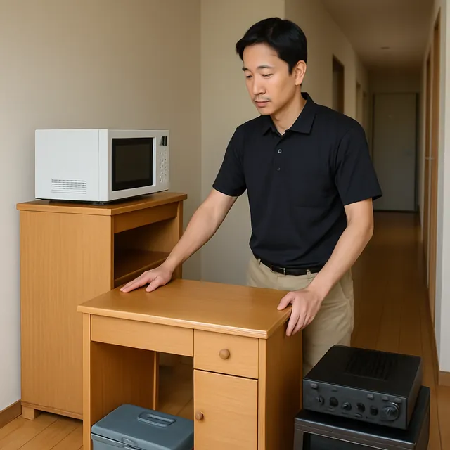 北本市で学習机・ホビー用品・アンプを確認する出張買取＋不用品回収の事例イメージ