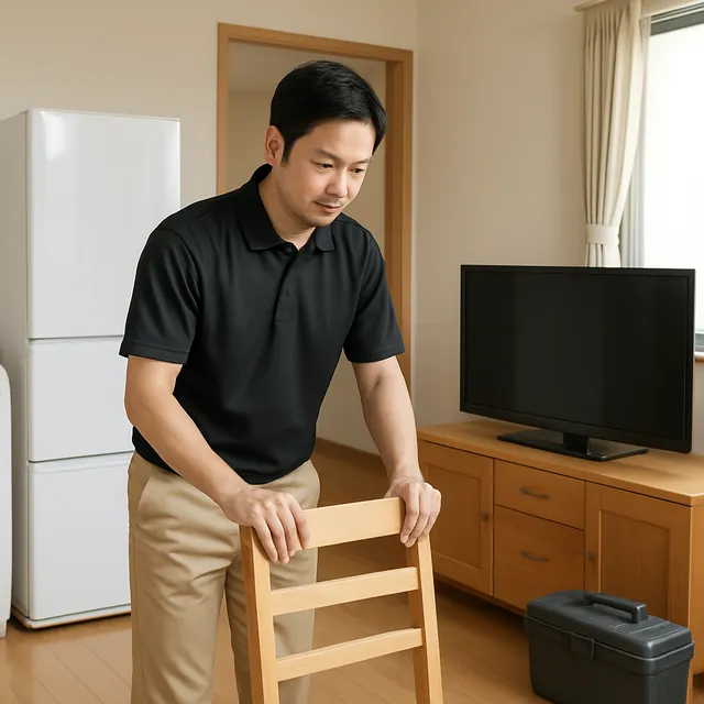 さいたま市見沼区でダイニングチェア・サイドボード・液晶テレビを確認する出張買取の事例イメージ
