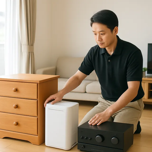 さいたま市見沼区でチェスト・除湿機・アンプを確認する出張買取＋引越しの事例イメージ