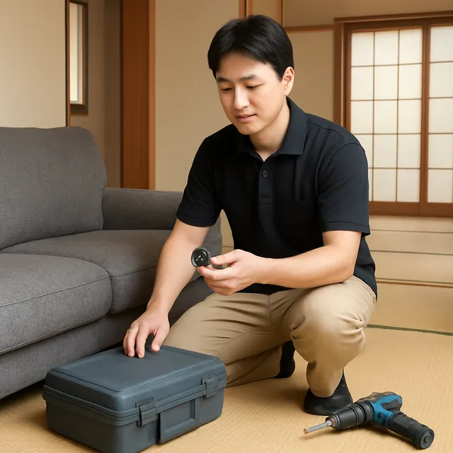 さいたま市浦和区でカウチソファ・腕時計・電動工具を確認する出張買取＋遺品整理の事例イメージ