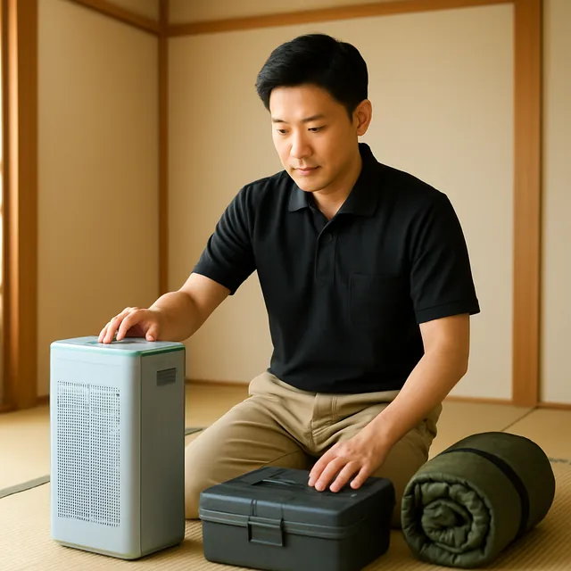 さいたま市浦和区で空気清浄機・電動工具・アウトドア用品を確認する出張買取＋引越しの事例イメージ