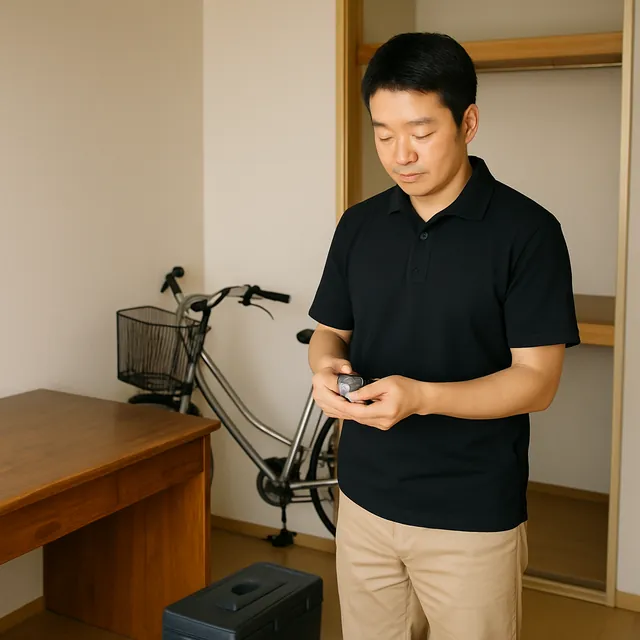佐倉市でデスク・腕時計・自転車を確認する出張買取＋引越しの事例イメージ
