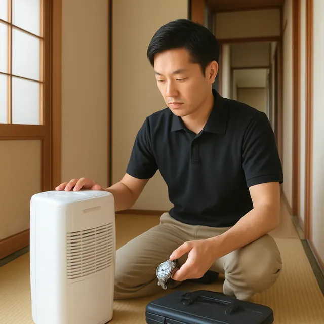 佐倉市で除湿機・腕時計・工具箱を確認する出張買取＋不用品回収の事例イメージ