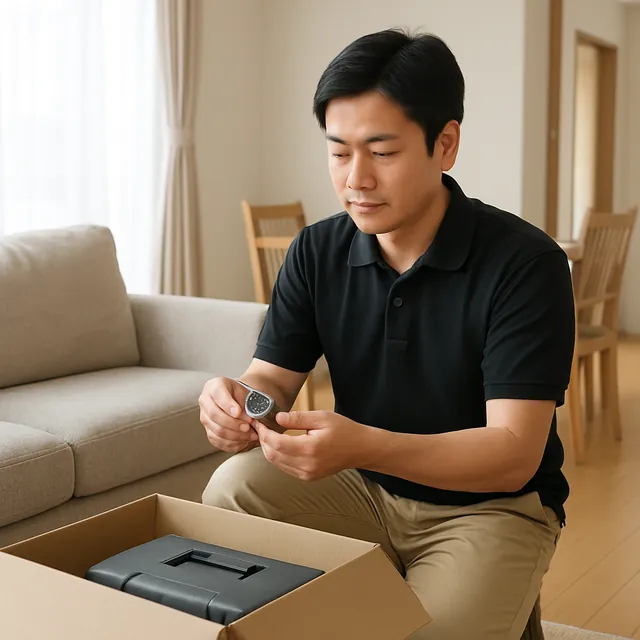 草加市でカウチソファ・腕時計・工具箱を確認する出張買取＋不用品回収の事例イメージ
