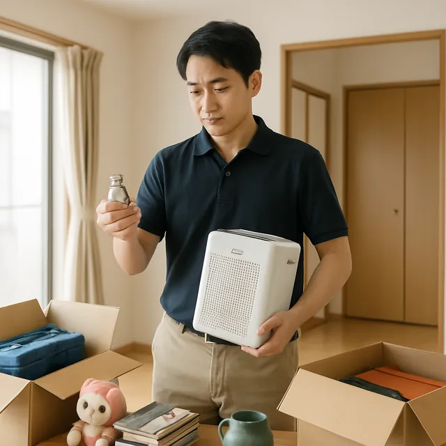 戸田市で空気清浄機・腕時計・ホビー用品を確認する出張買取＋引越しの事例イメージ