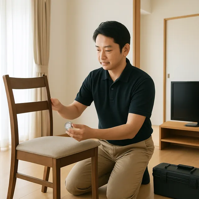 豊島区でダイニングチェア・モニター・腕時計を確認する出張買取＋家片付けの事例イメージ