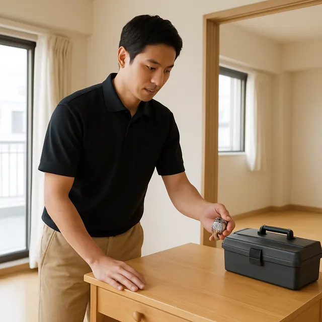 和光市で学習机・腕時計・工具箱を確認する出張買取＋不用品回収の事例イメージ
