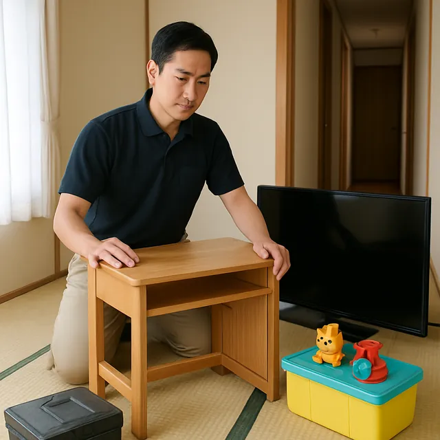 大和市で学習机・有機ELテレビ・ホビー用品を確認する出張買取＋不用品回収の事例イメージ