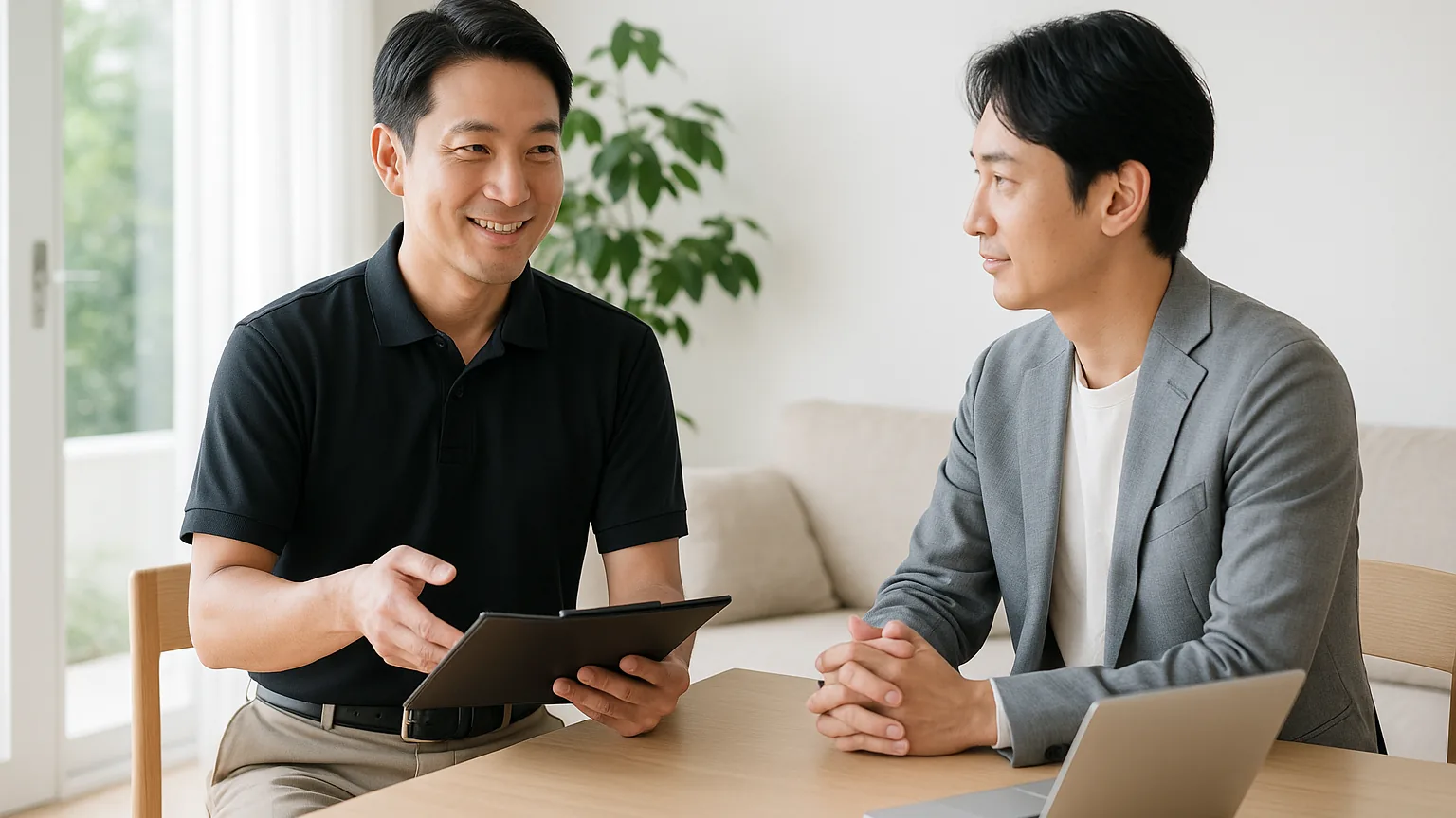 紹介パートナー様との打ち合わせ（イメージ）