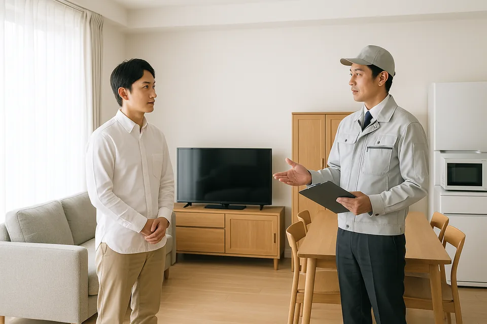 リフォーム前の家具整理相談（イメージ）