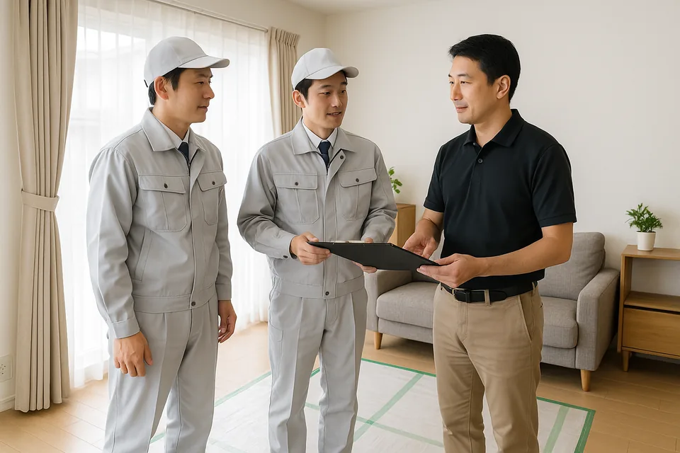 提携事業者様との作業前打ち合わせ(イメージ)