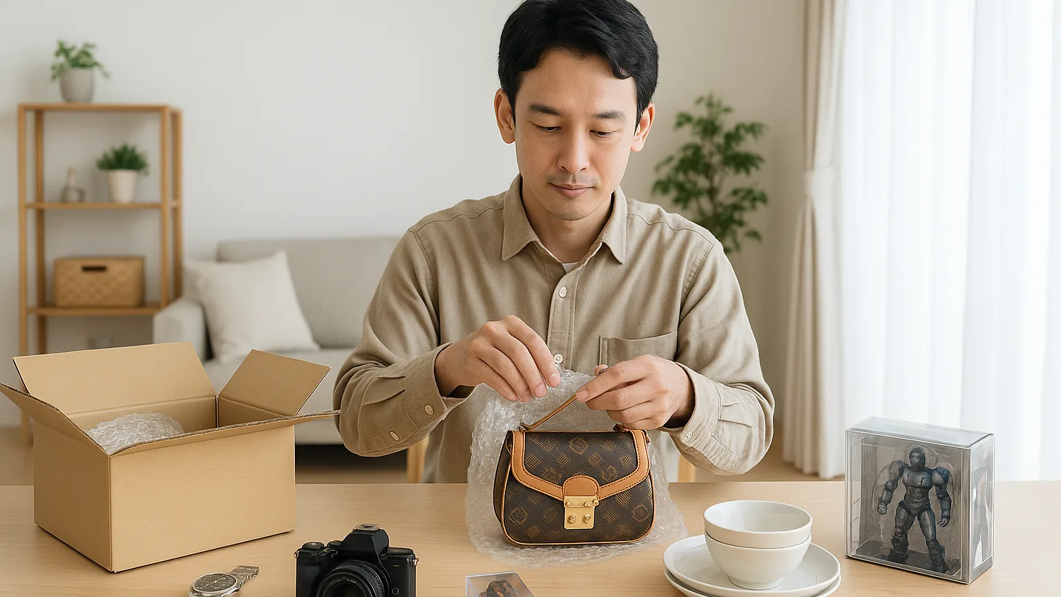 世田谷区の宅配買取（イメージ）