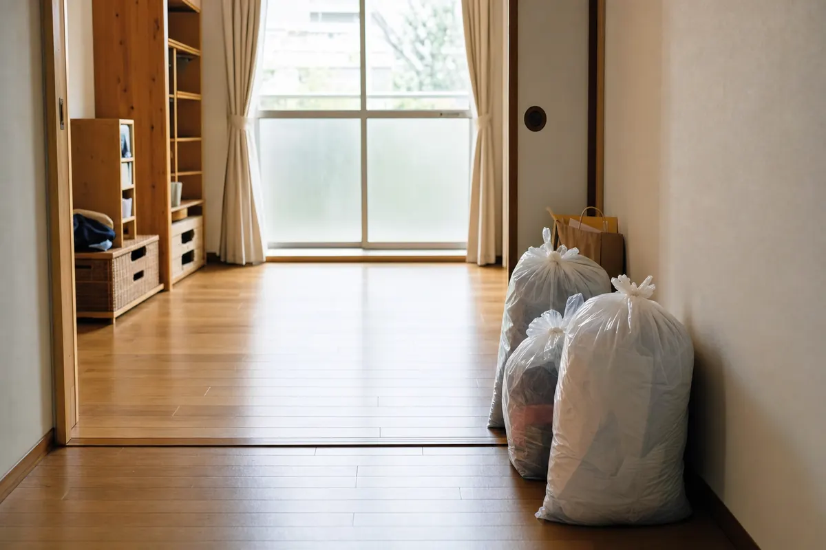 通り道ができた部屋(イメージ)