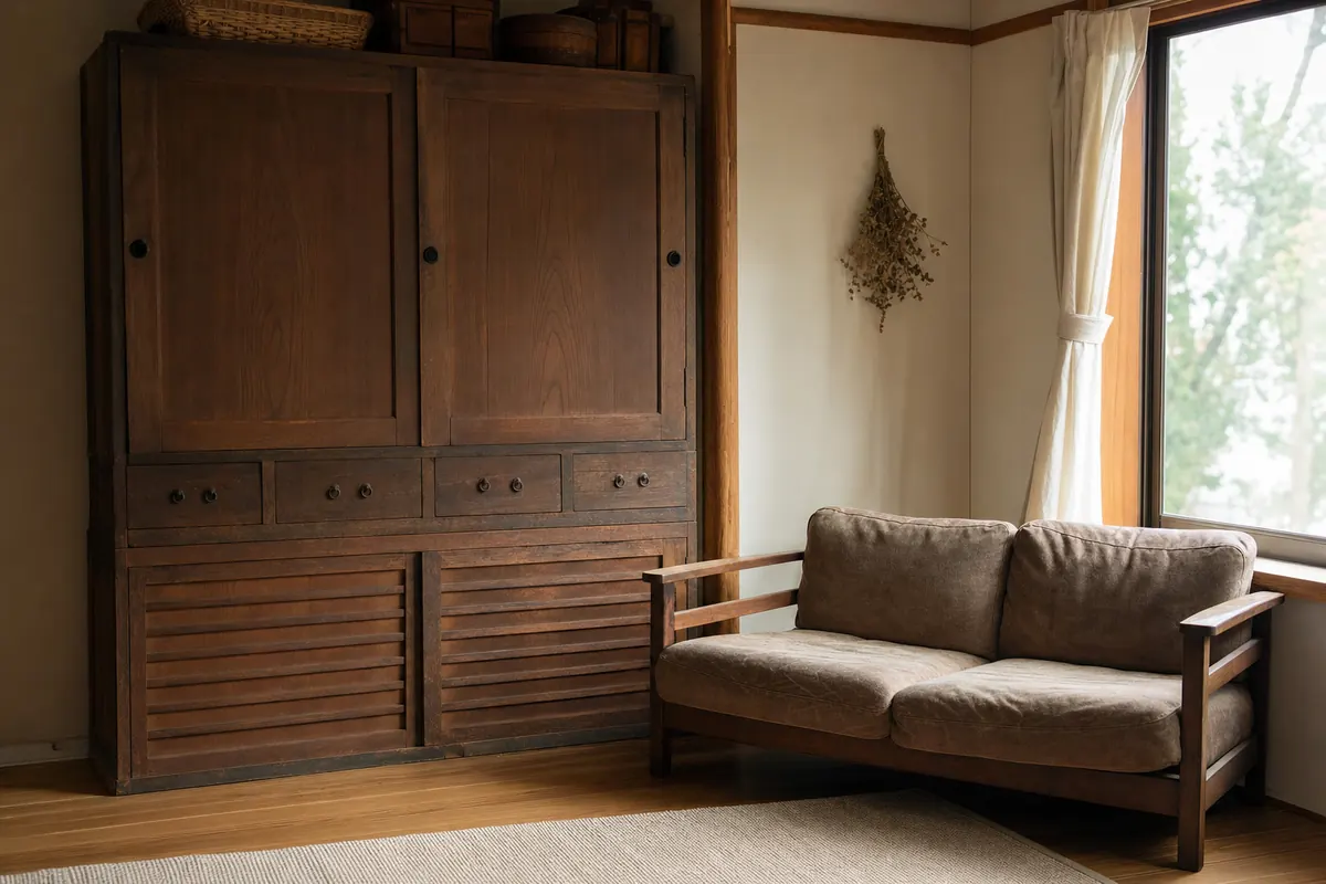 使わなくなった家具を手放す前の部屋（イメージ）