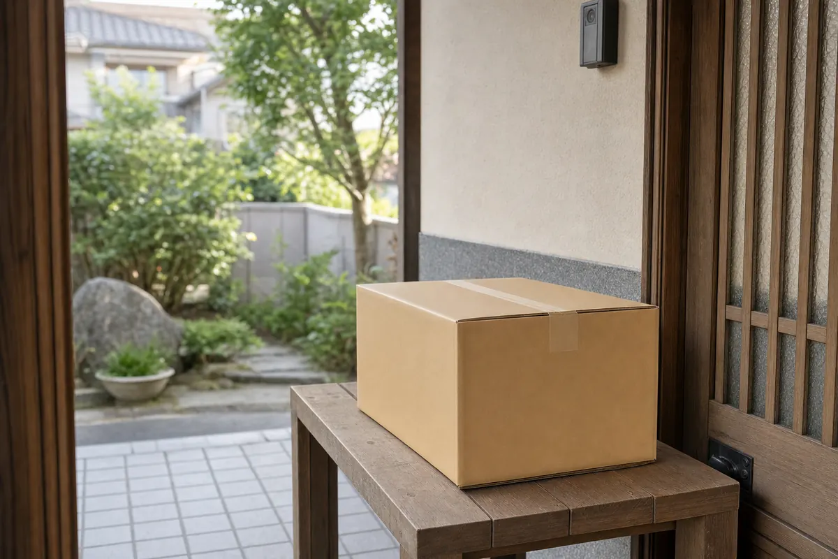 発送の準備ができた箱（イメージ）
