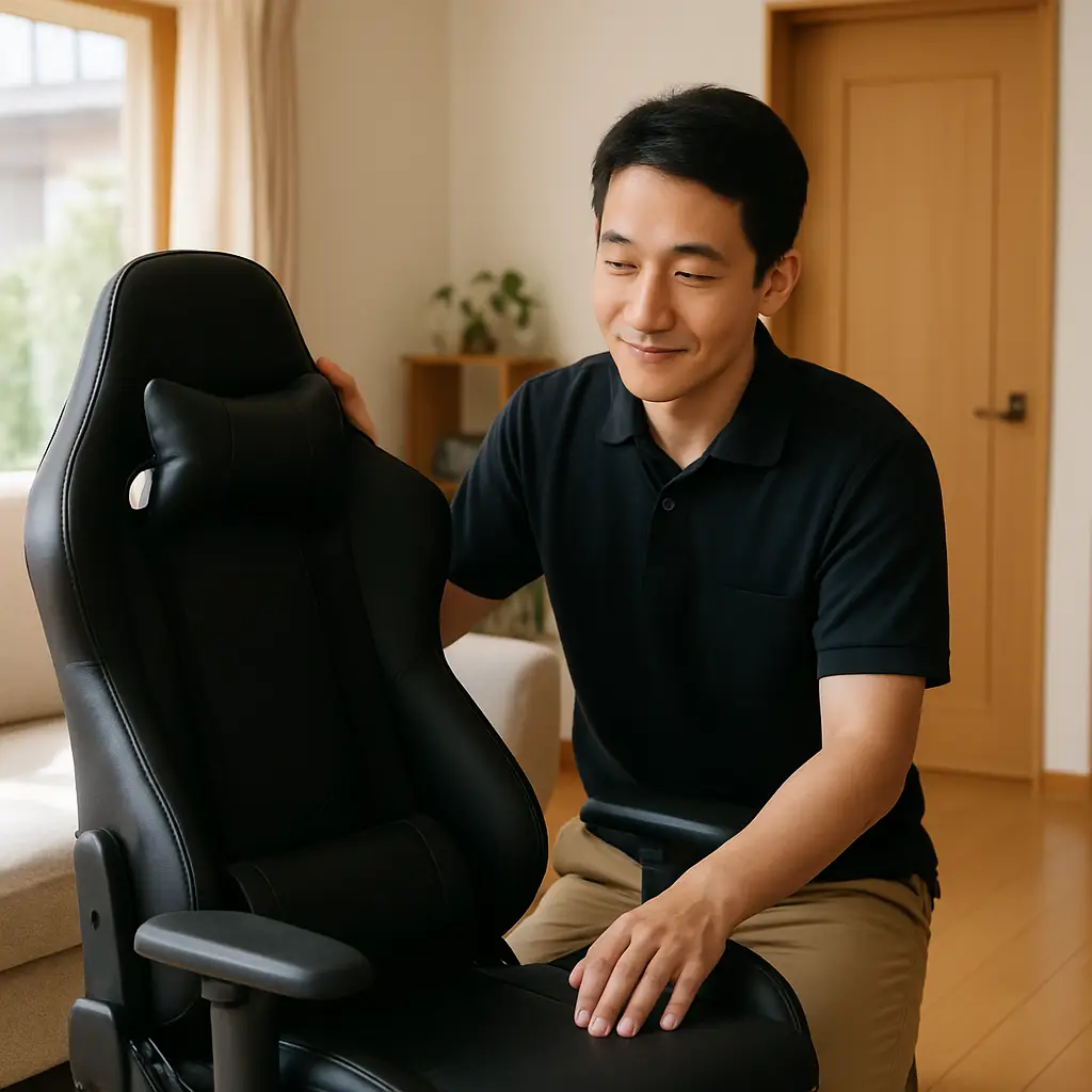 ゲーミングチェア買取の使用イメージ