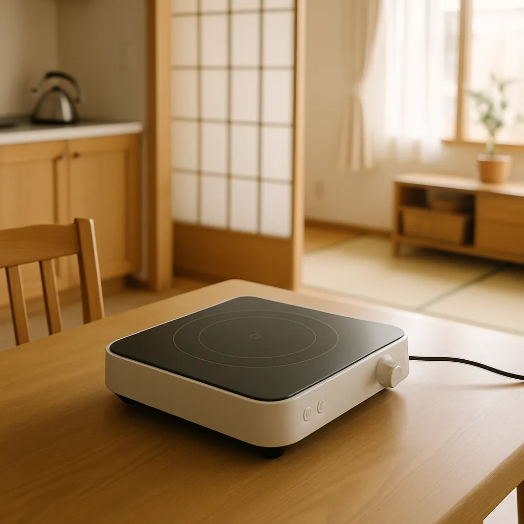 卓上IHクッキングヒーター買取の使用イメージ