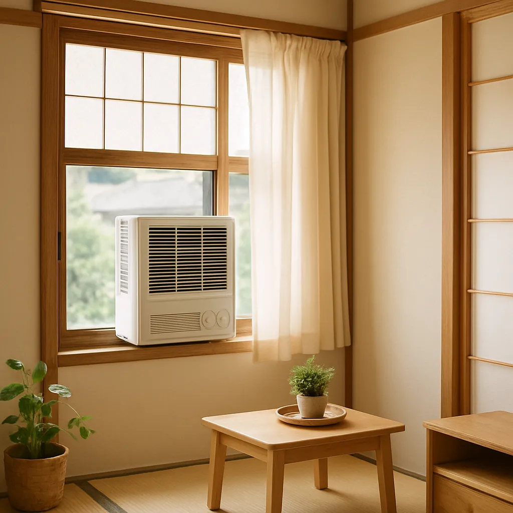 窓用エアコン買取の使用イメージ