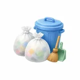 日の出町の不用品回収（イラスト）