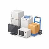 日の出町の家電回収（イラスト）