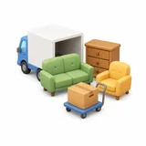 日の出町の家具回収（イラスト）