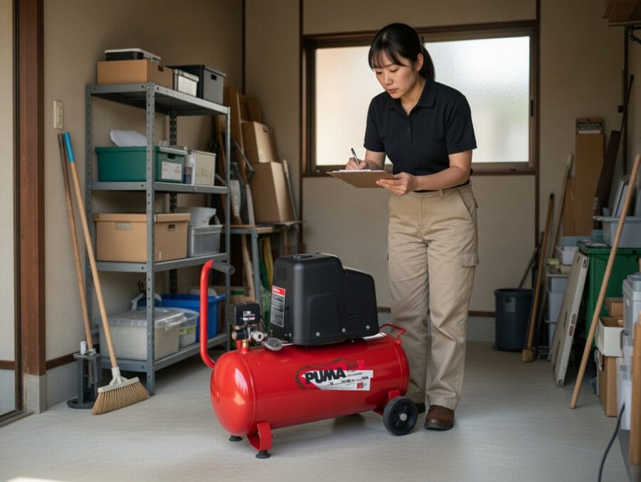 {商品名}を出張査定しているスタッフ