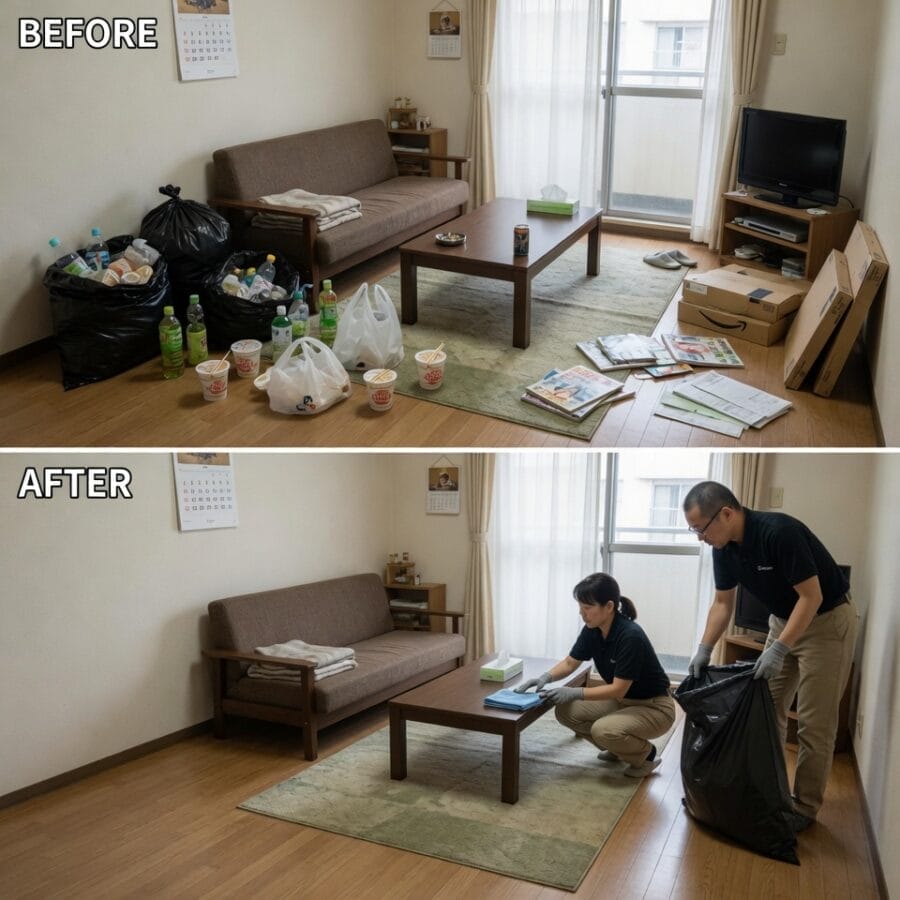 加須市でご相談いただいたゴミ屋敷整理｜必要品を確認しながら丁寧に作業したケース